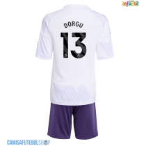 Camisa de time de futebol Manchester United Patrick Dorgu #13 Replicas 2º Equipamento Infantil 2025-26 Manga Curta (+ Calças curtas)
